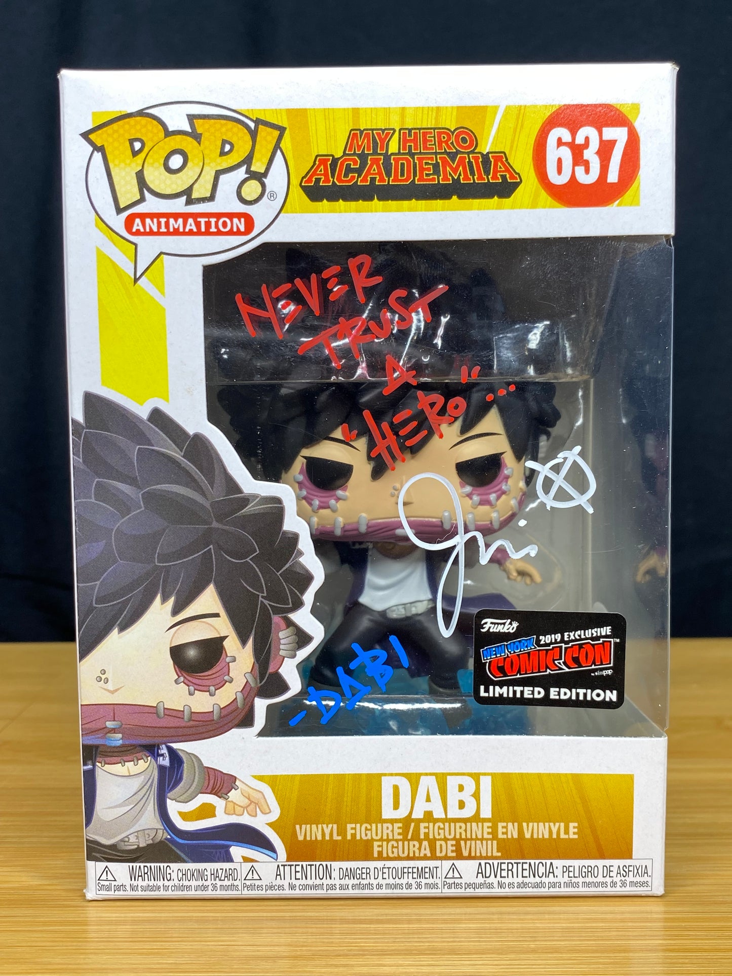 Dabi 637 Signed & Quoted Funko Pop