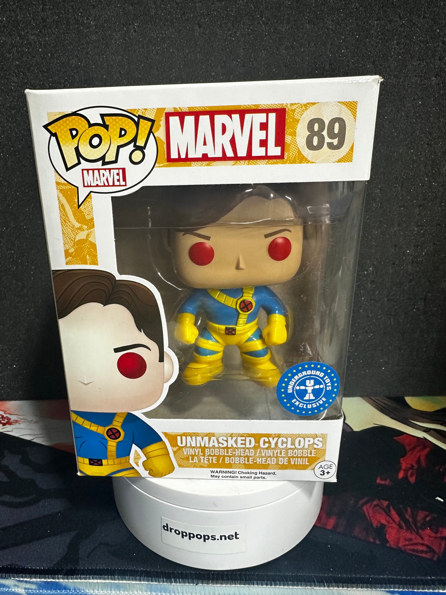 Unmasked Cyclops 89 Funko Pop