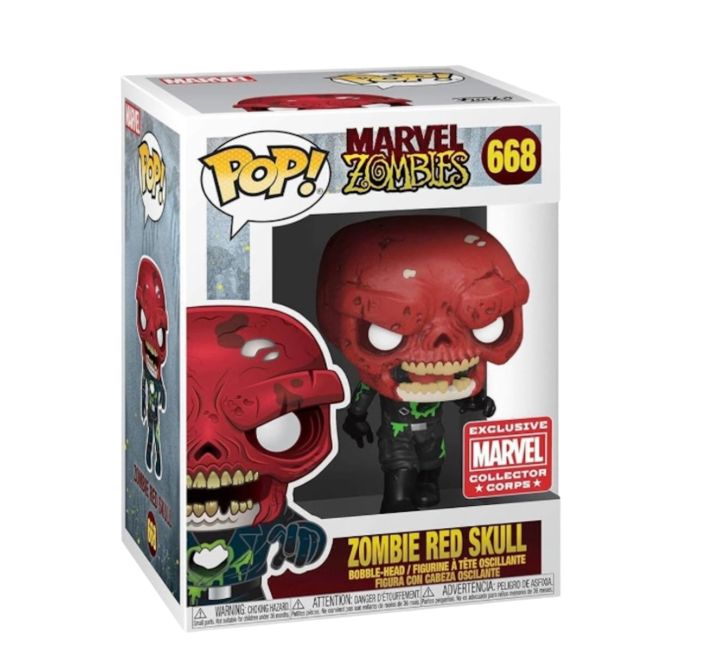 Zombie Red Skull 668 Funko Pop