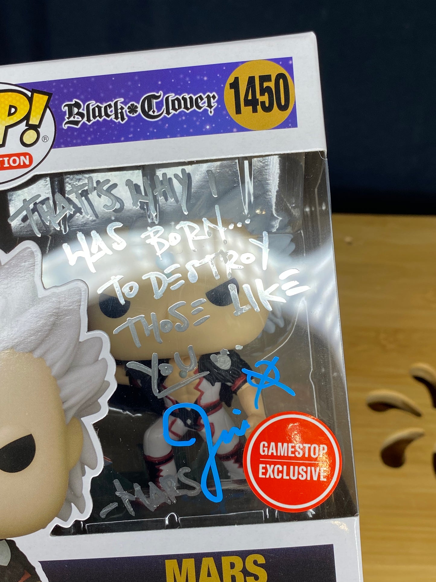 Mars 1450 Signed Funko Pop FLASH SALE