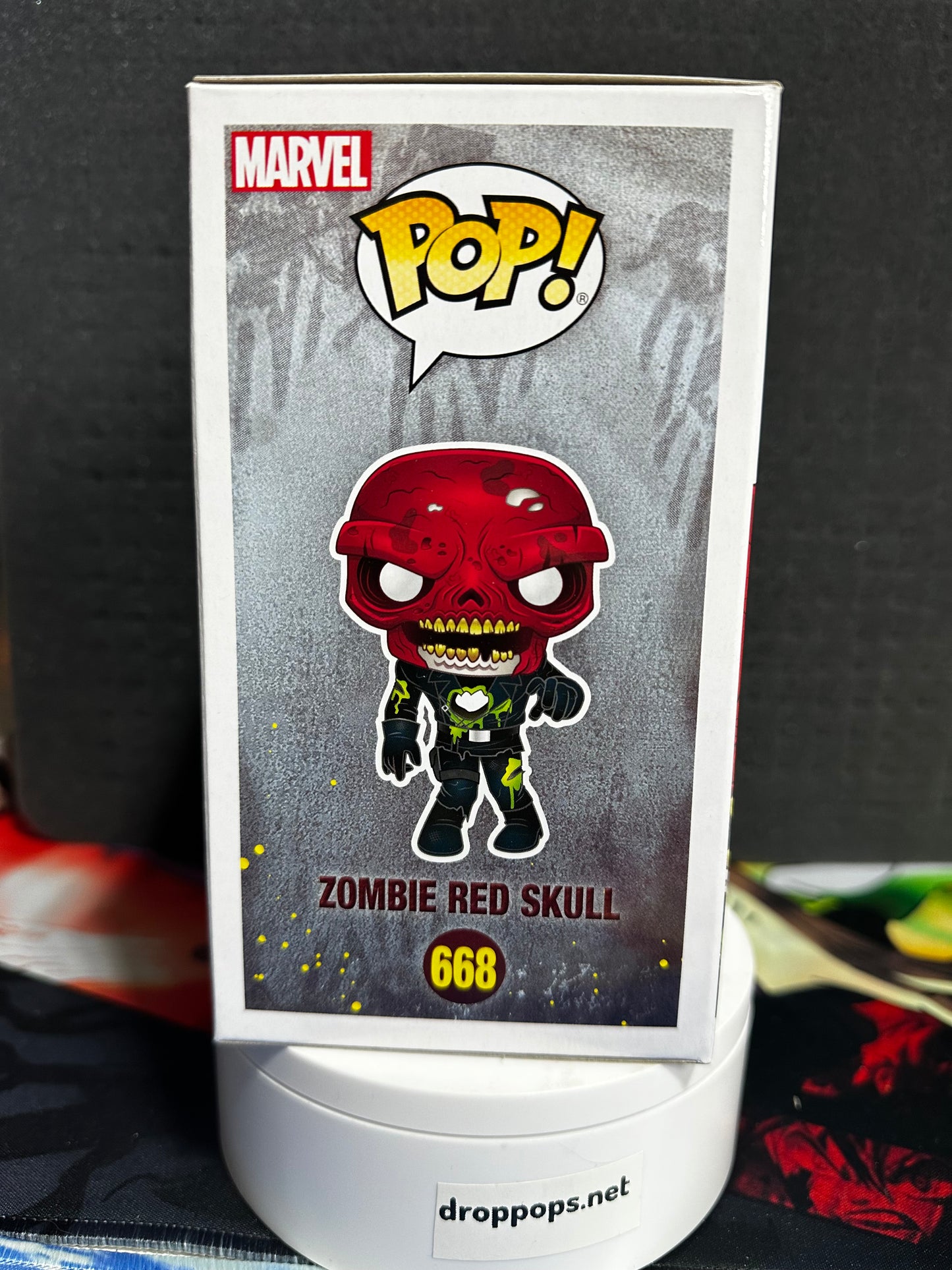 Zombie Red Skull 668 Funko Pop