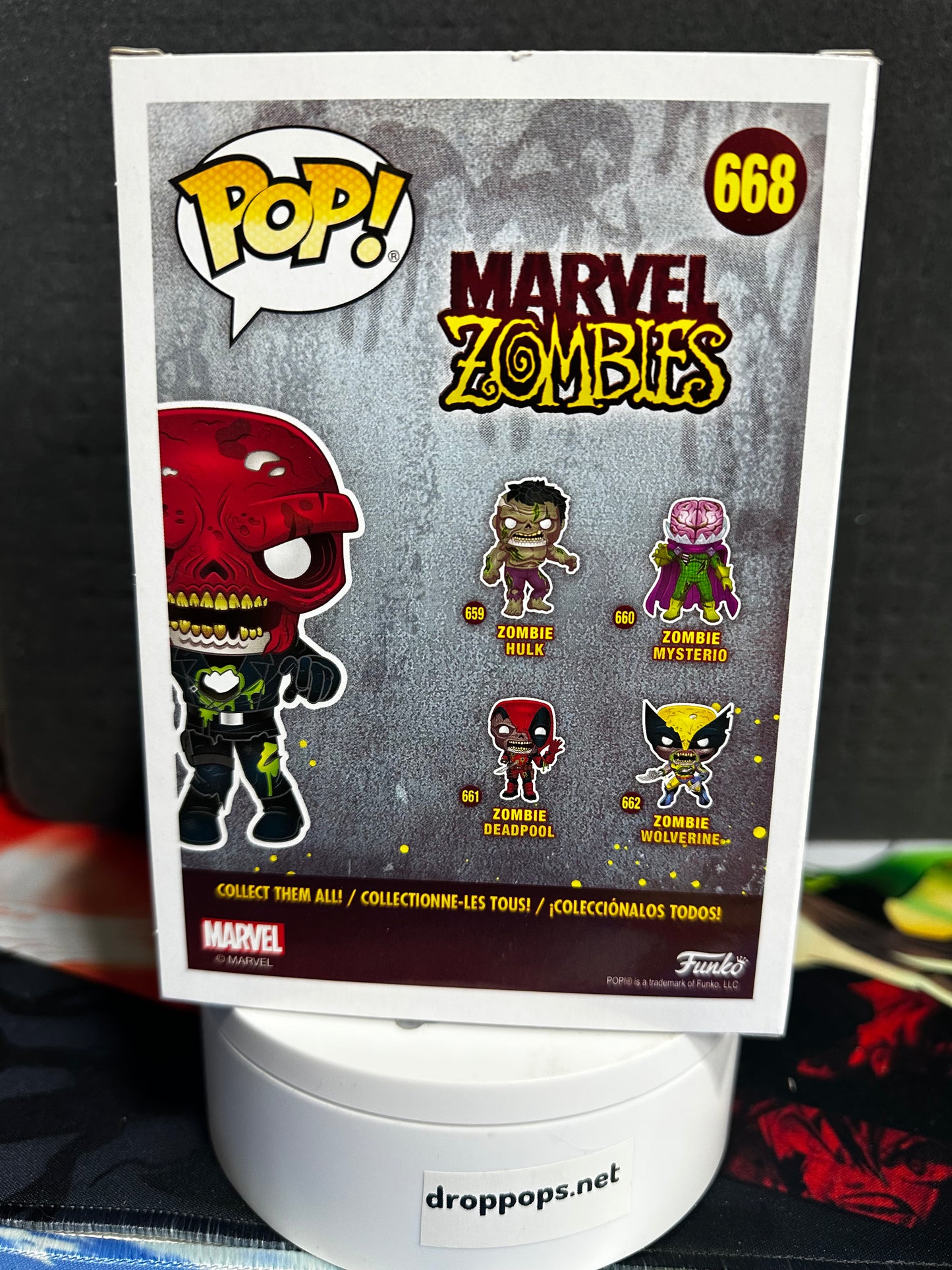 Zombie Red Skull 668 Funko Pop