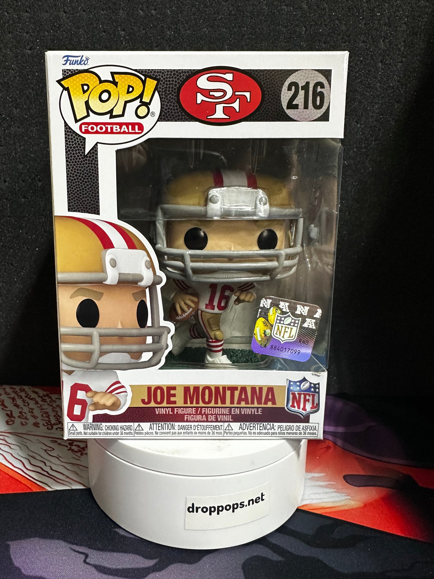 Joe Montana 216 Funko Pop