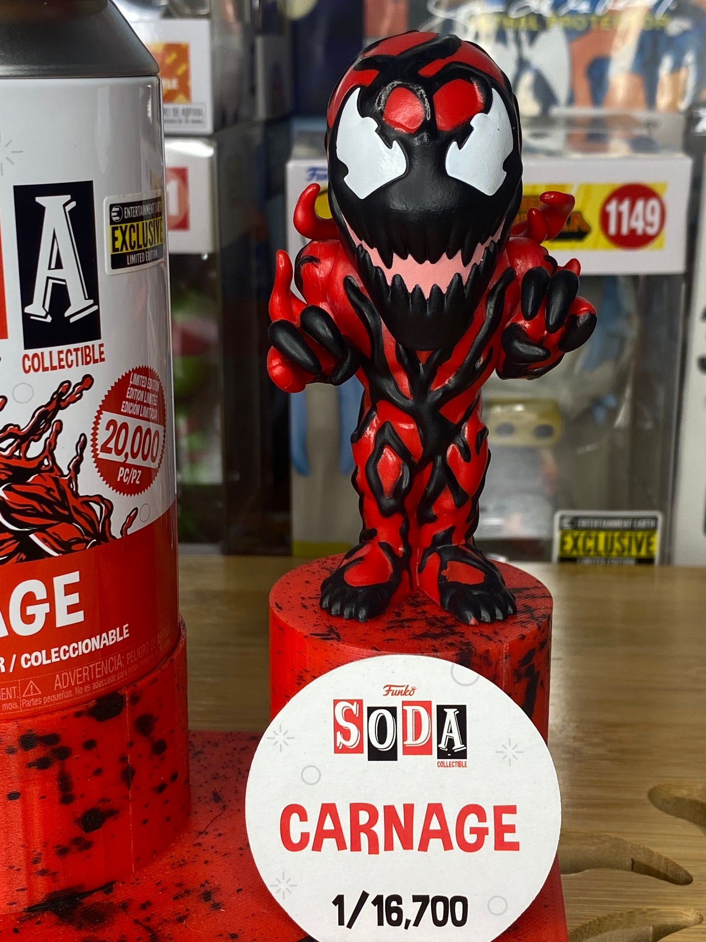 Carnage Funko Soda Common Chase Bundle