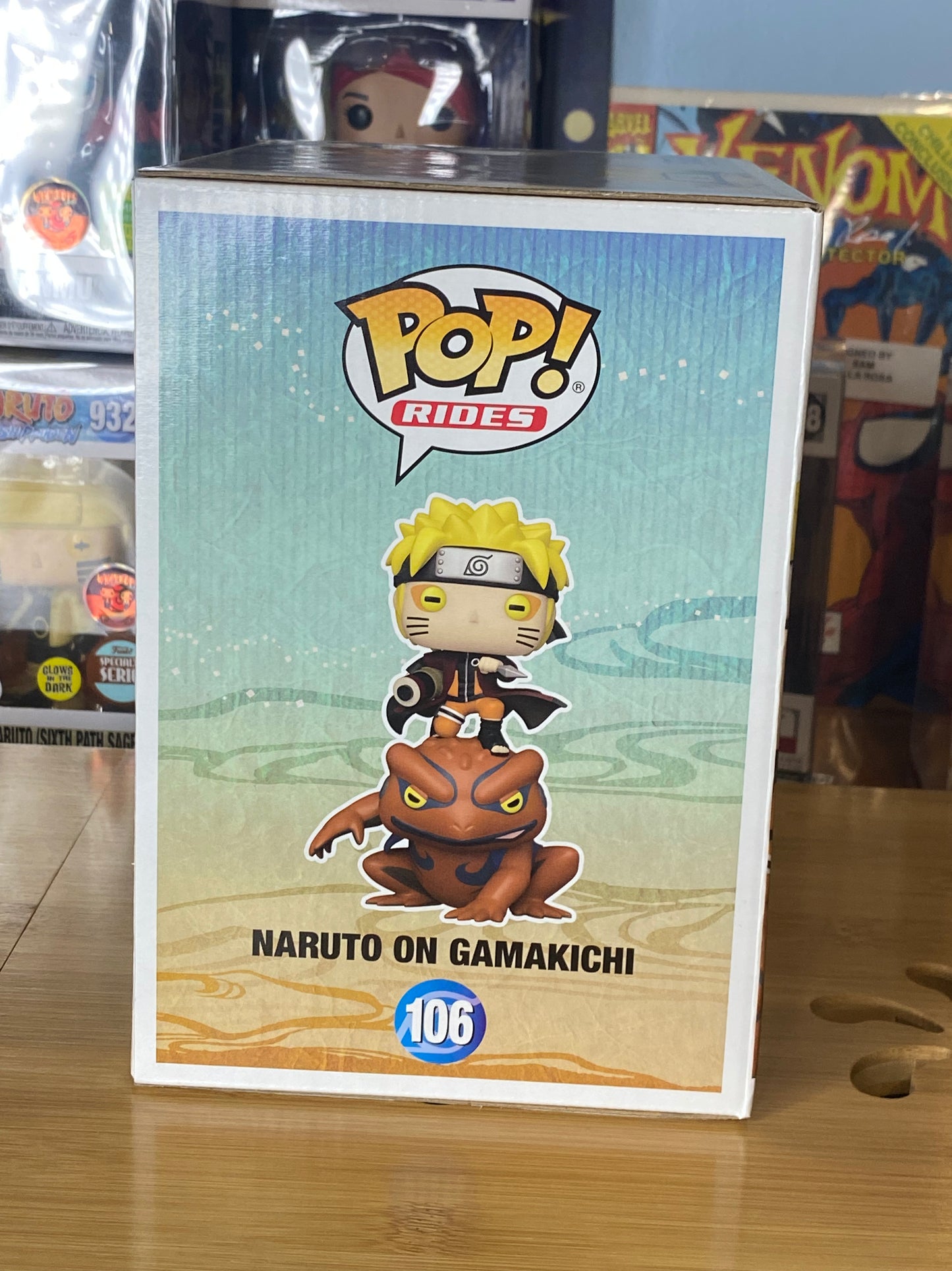 Dual Signed Naruto & Gamakichi Funko Pop w/ JSA COA