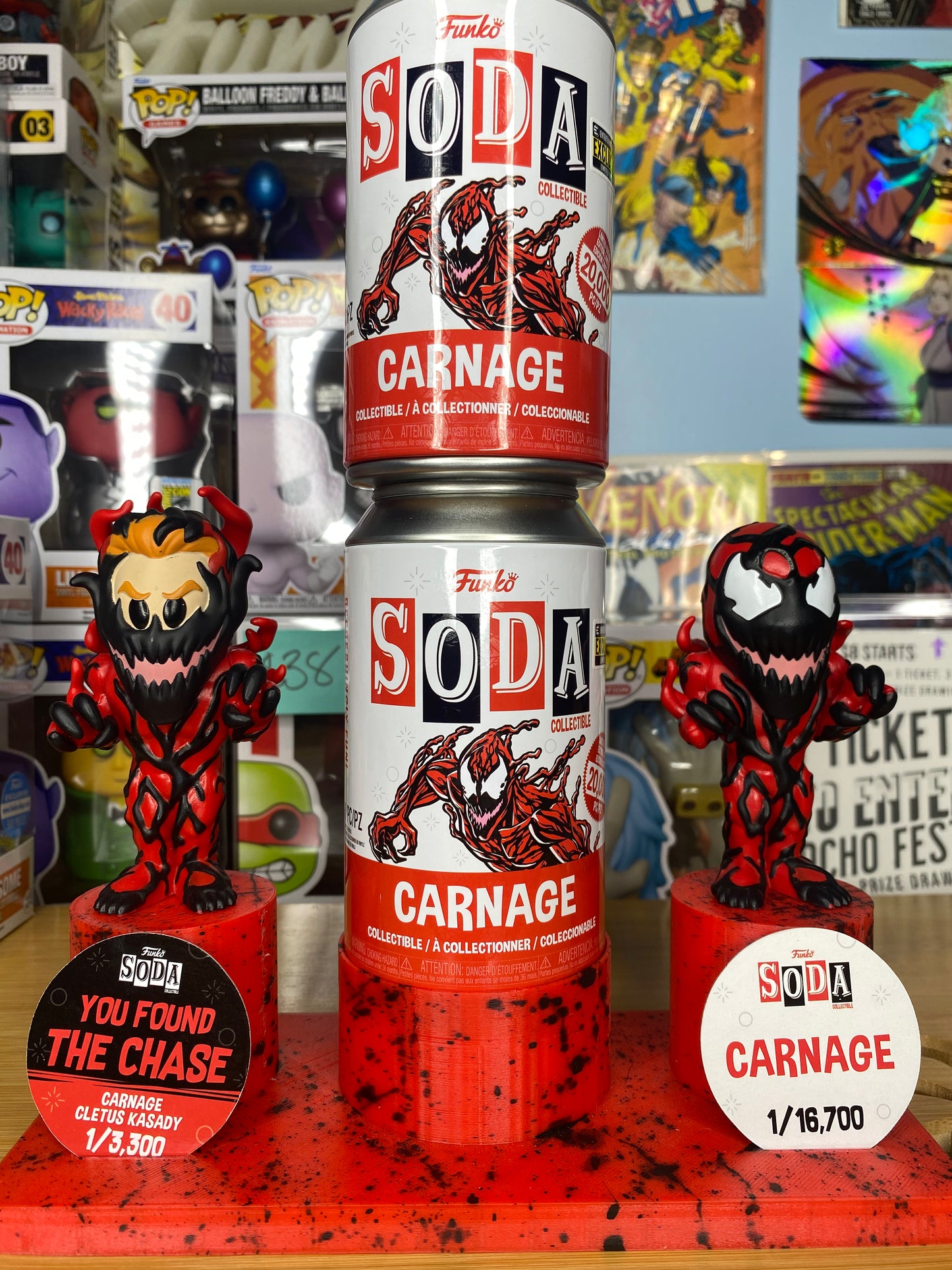 Carnage Funko Soda Common Chase Bundle