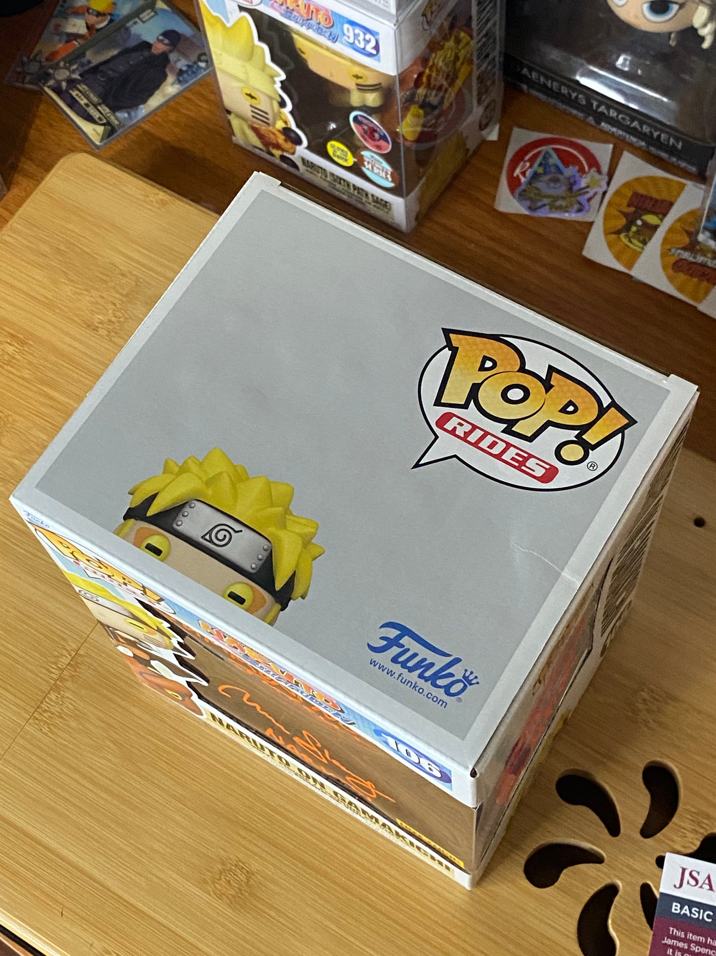 Dual Signed Naruto & Gamakichi Funko Pop w/ JSA COA