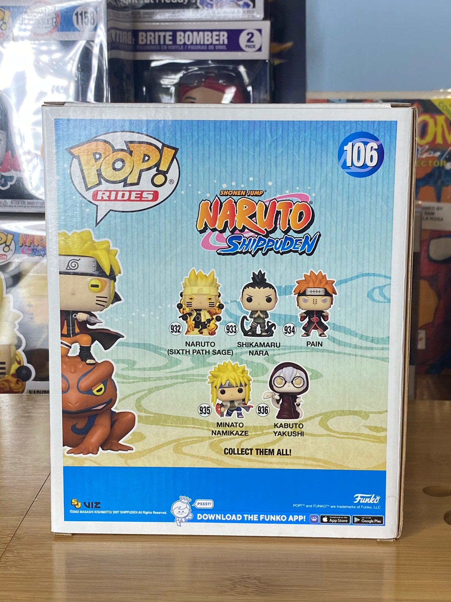 Dual Signed Naruto & Gamakichi Funko Pop w/ JSA COA
