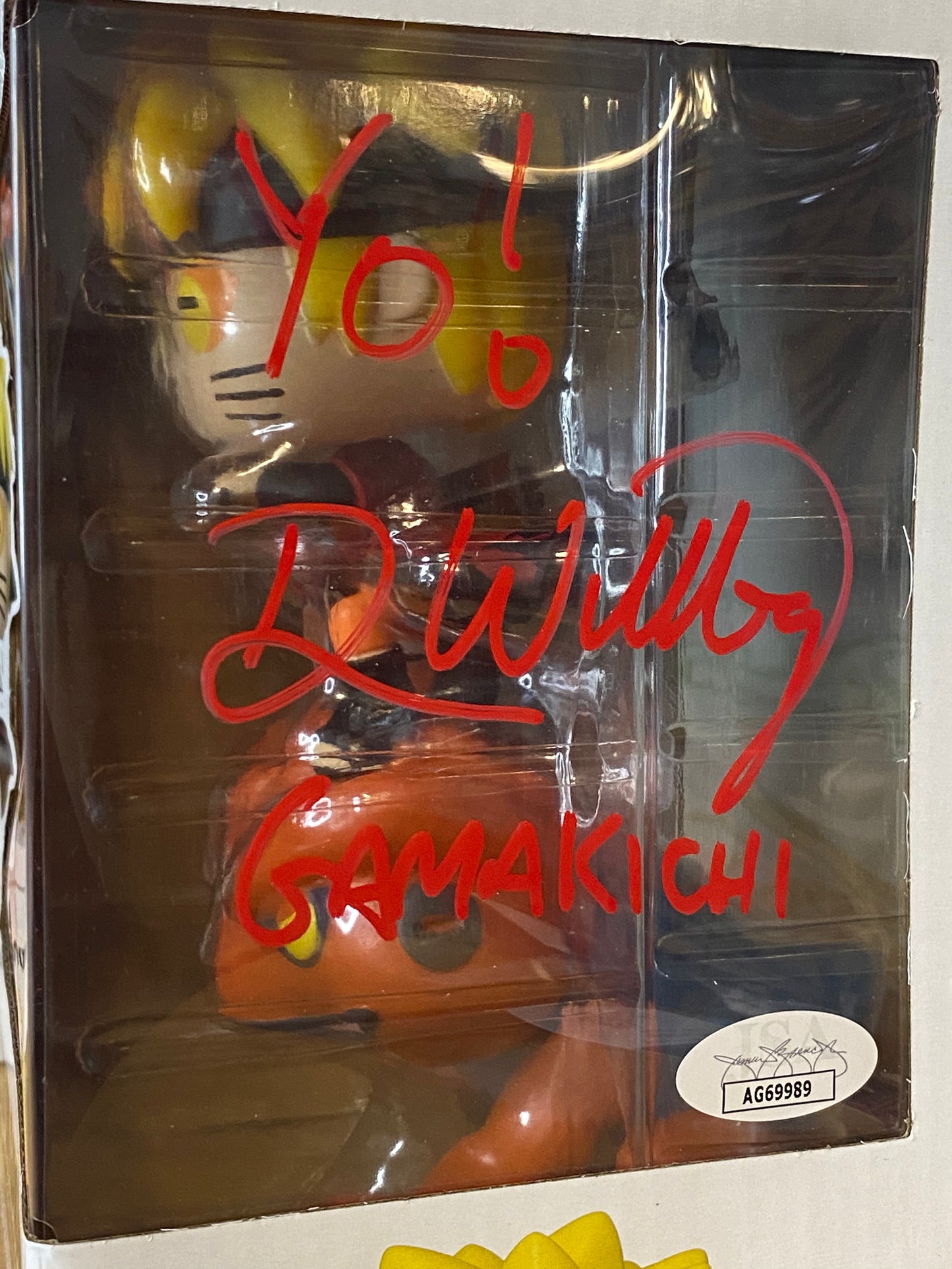 Dual Signed Naruto & Gamakichi Funko Pop w/ JSA COA