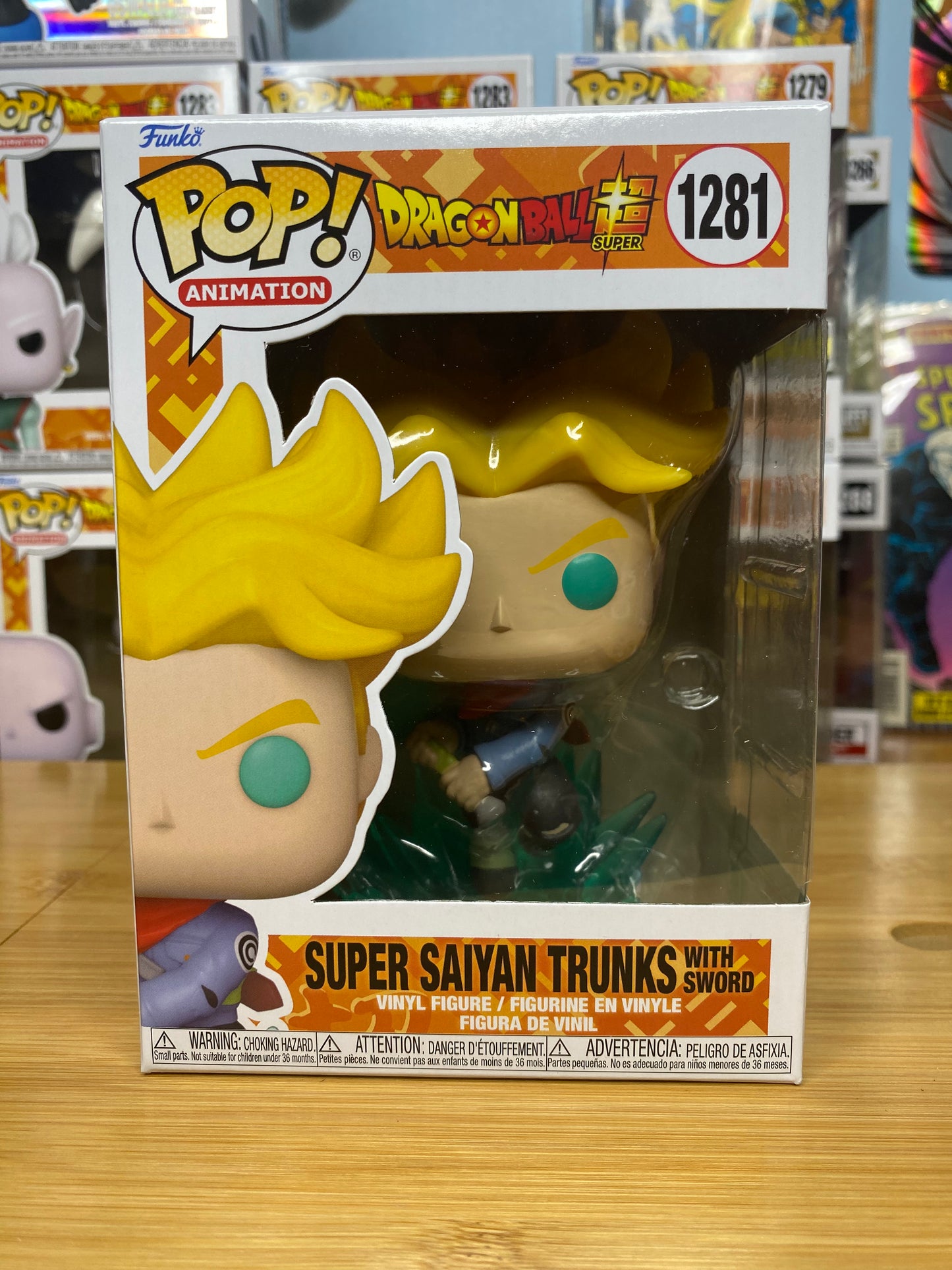 Super Saiyan Trunks W/ Sword 1281 Funko Pop
