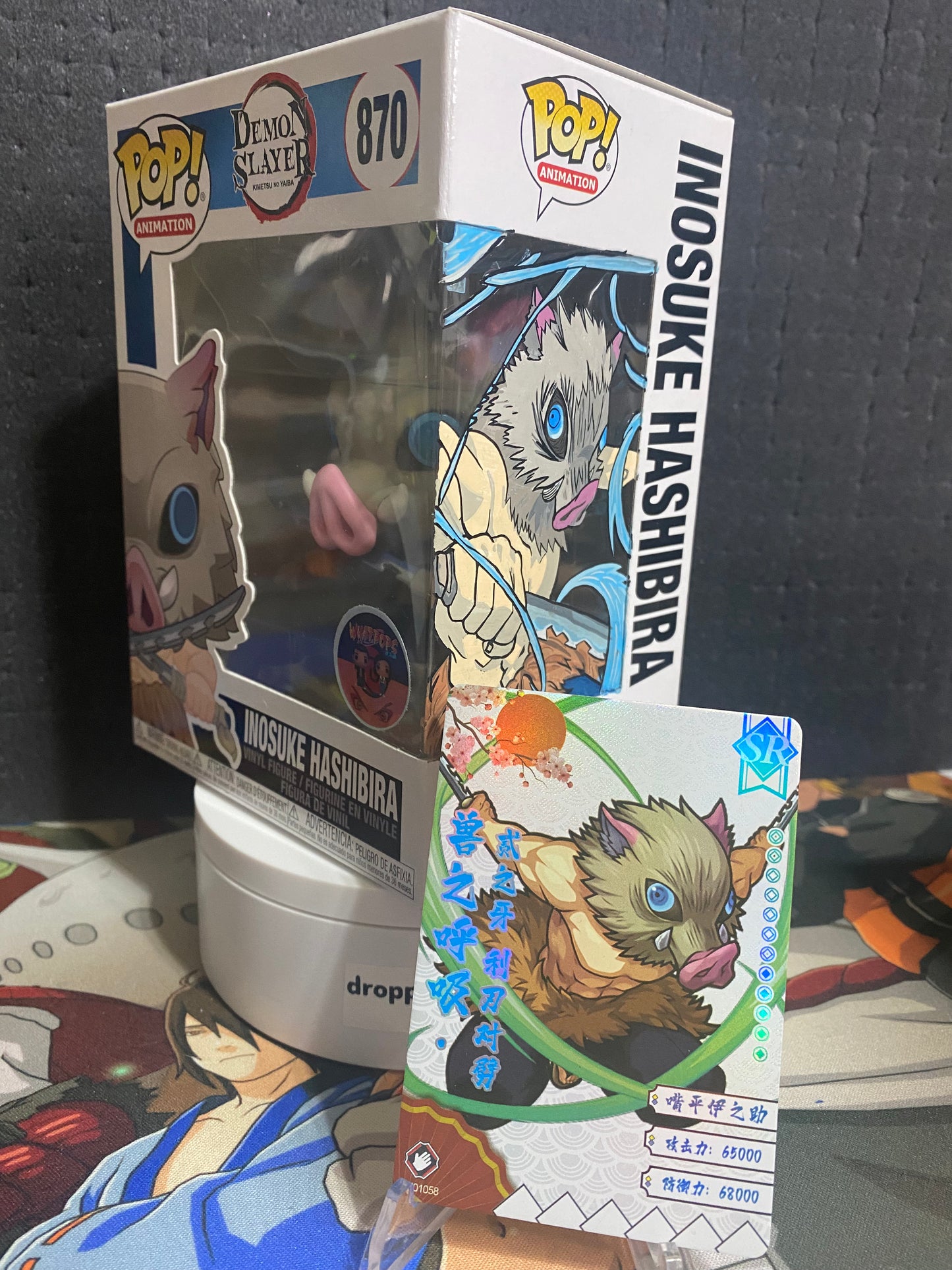 Inosuke Hashibira 870 Custom Funko Pop FLASH SALE