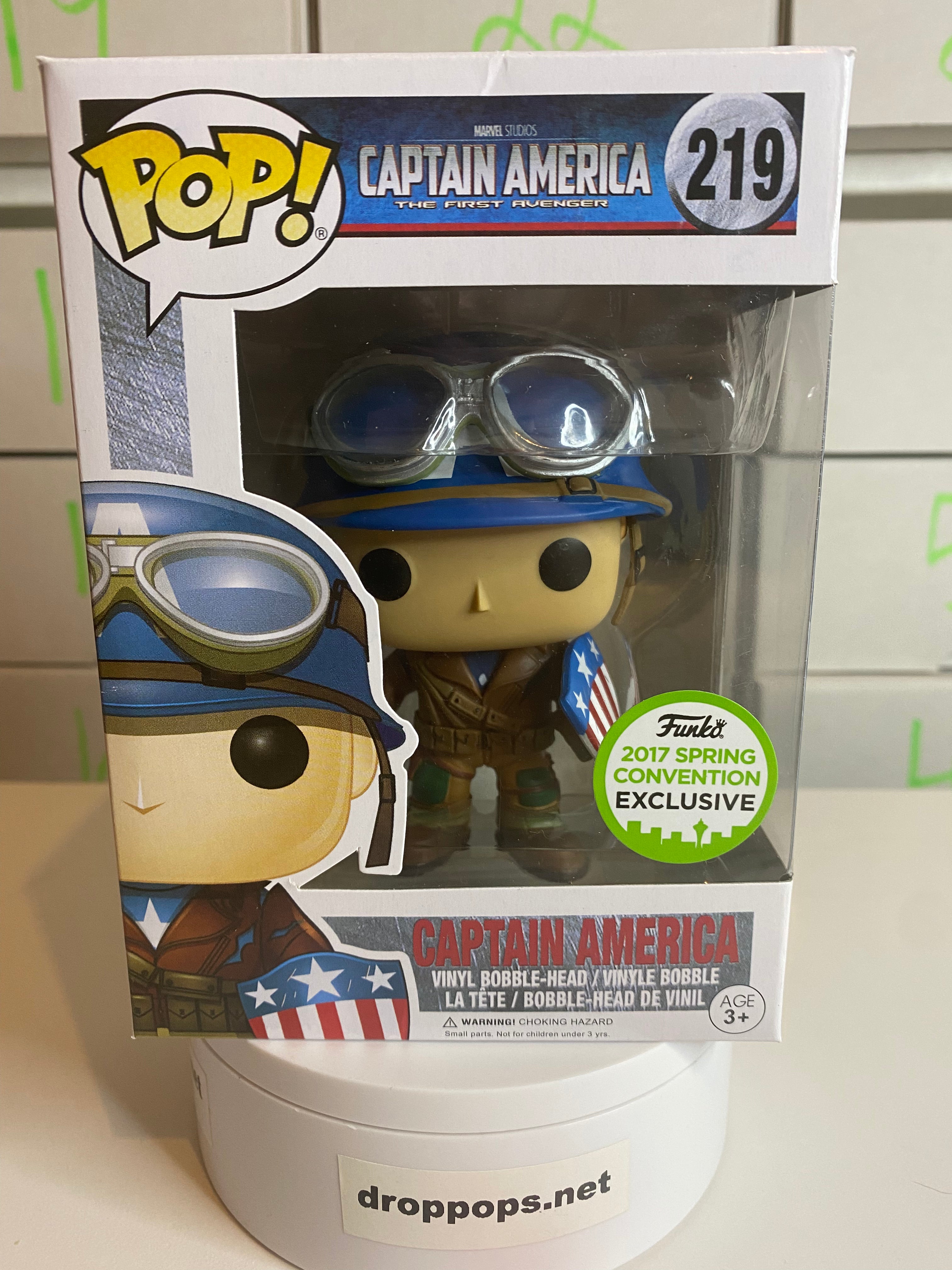 Captain America 219 Funko Pop – Drop Pops