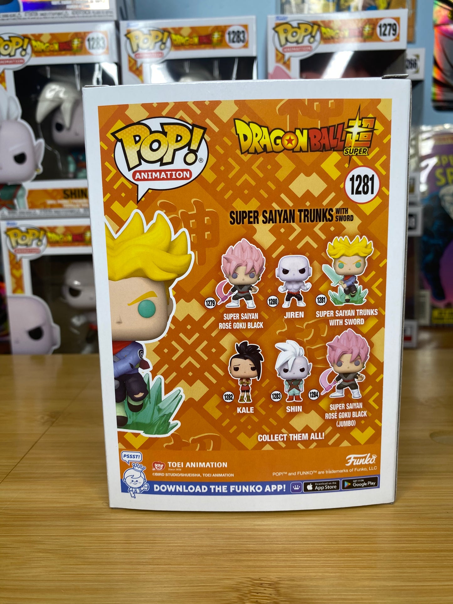 Super Saiyan Trunks W/ Sword 1281 Funko Pop