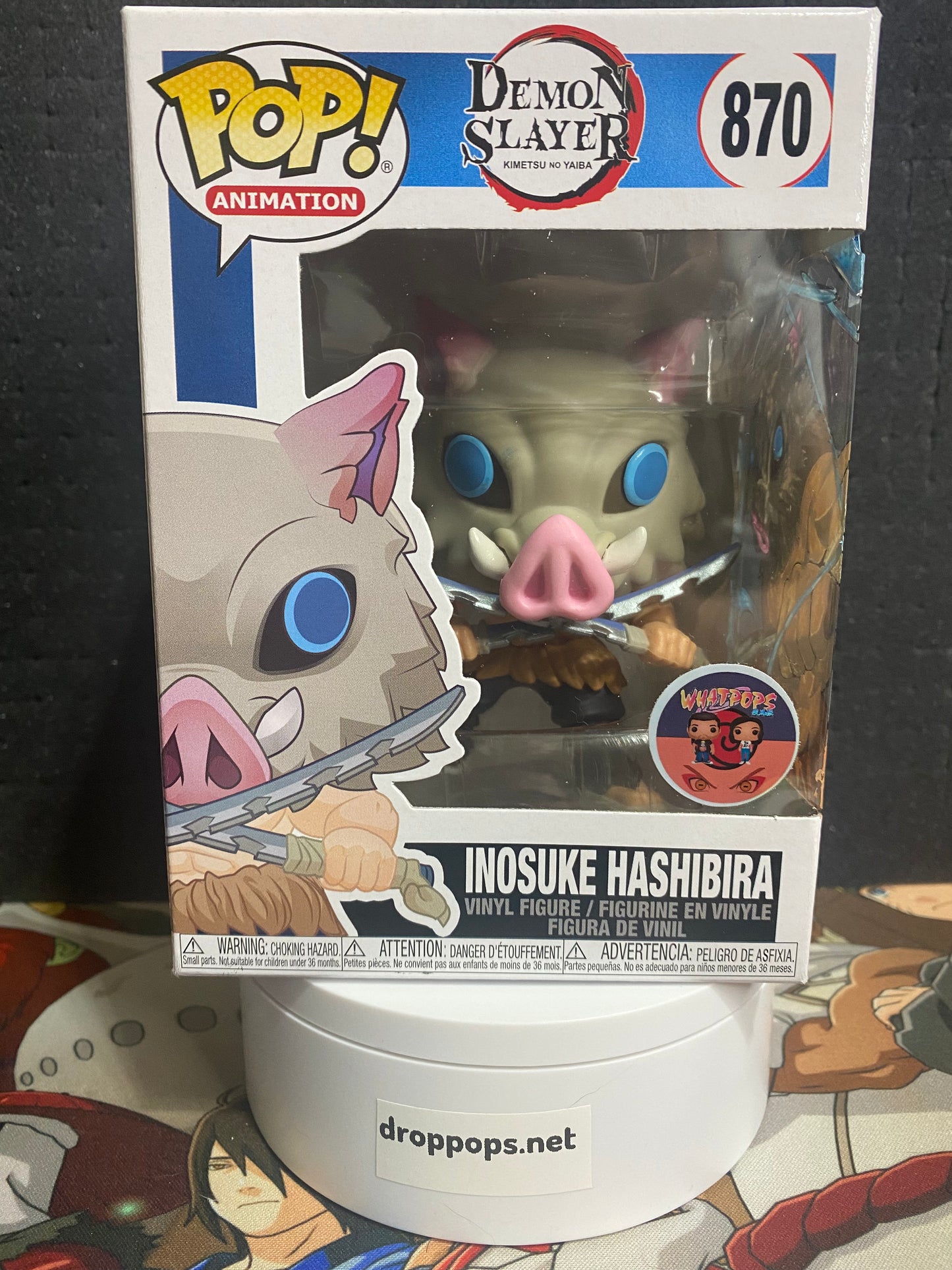 Inosuke Hashibira 870 Custom Funko Pop FLASH SALE