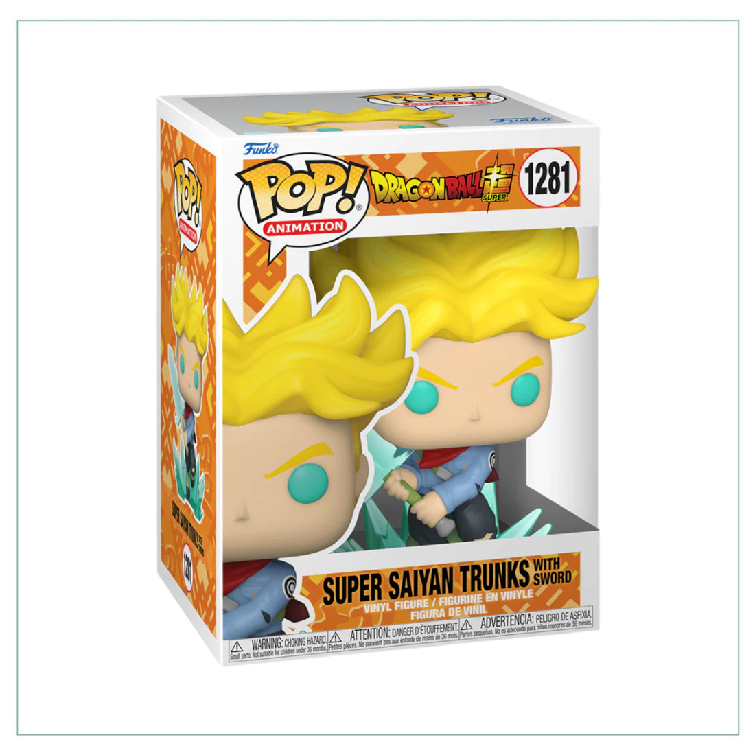 Super Saiyan Trunks W/ Sword 1281 Funko Pop