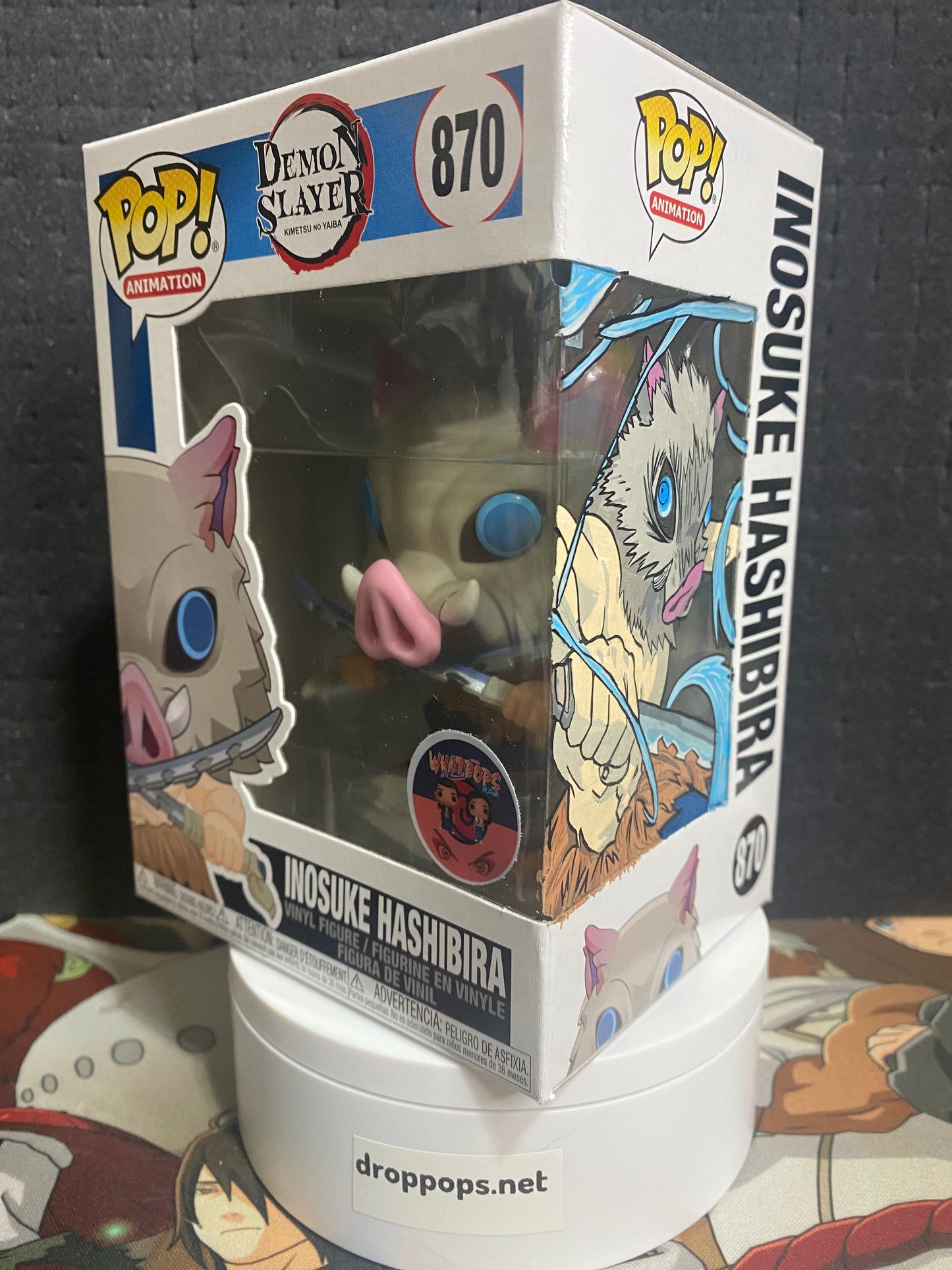 Inosuke Hashibira 870 Custom Funko Pop FLASH SALE