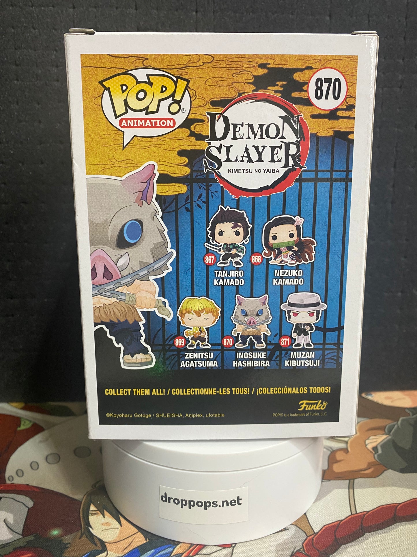 Inosuke Hashibira 870 Custom Funko Pop FLASH SALE