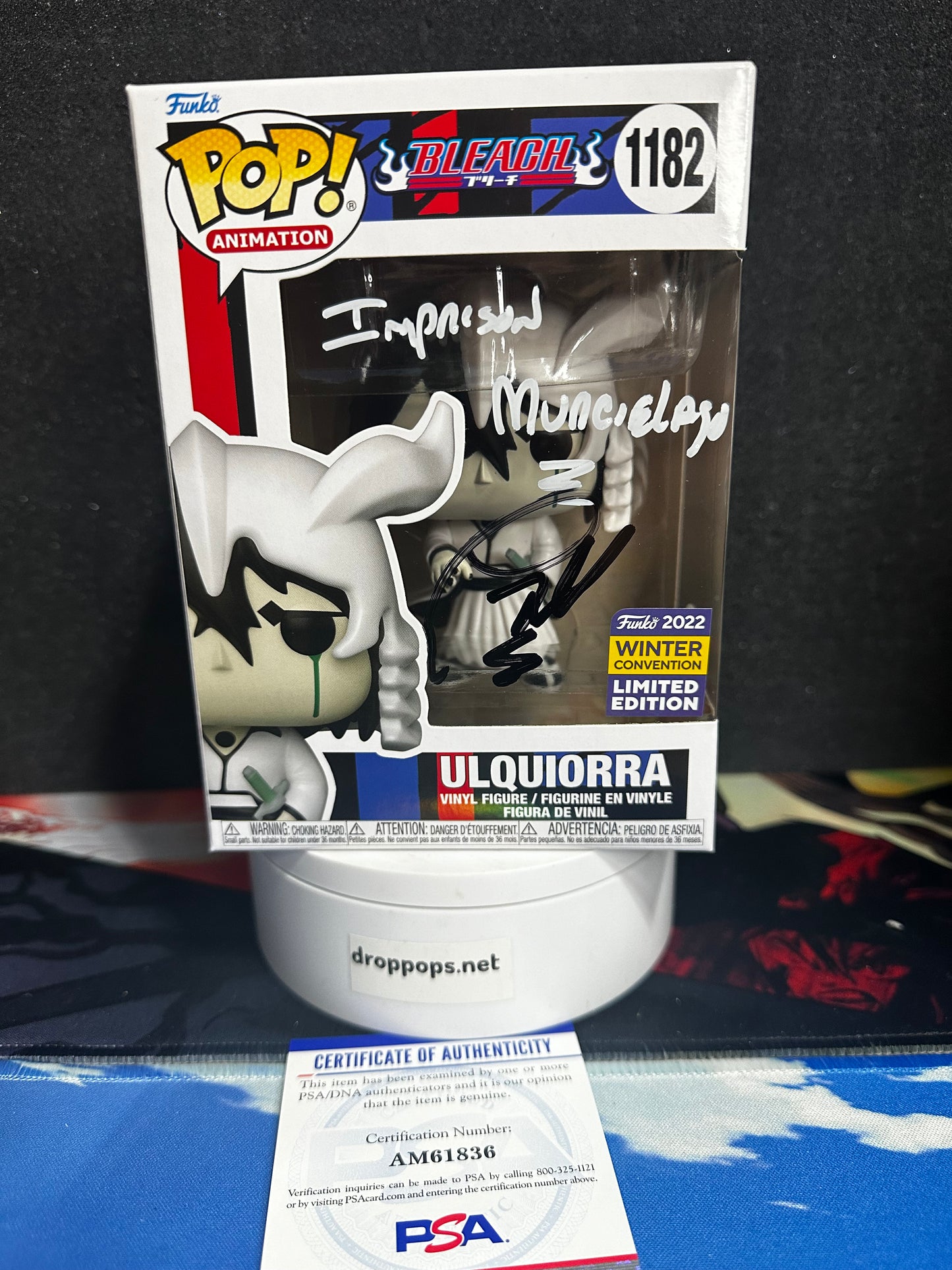 Ulquiorra 1182 Signed Funko Pop