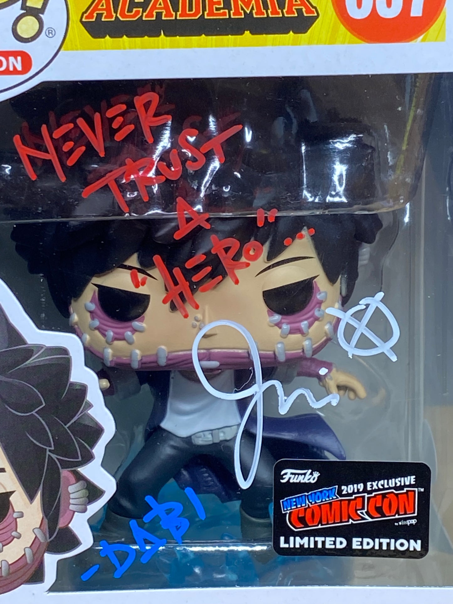 Dabi 637 Signed & Quoted Funko Pop