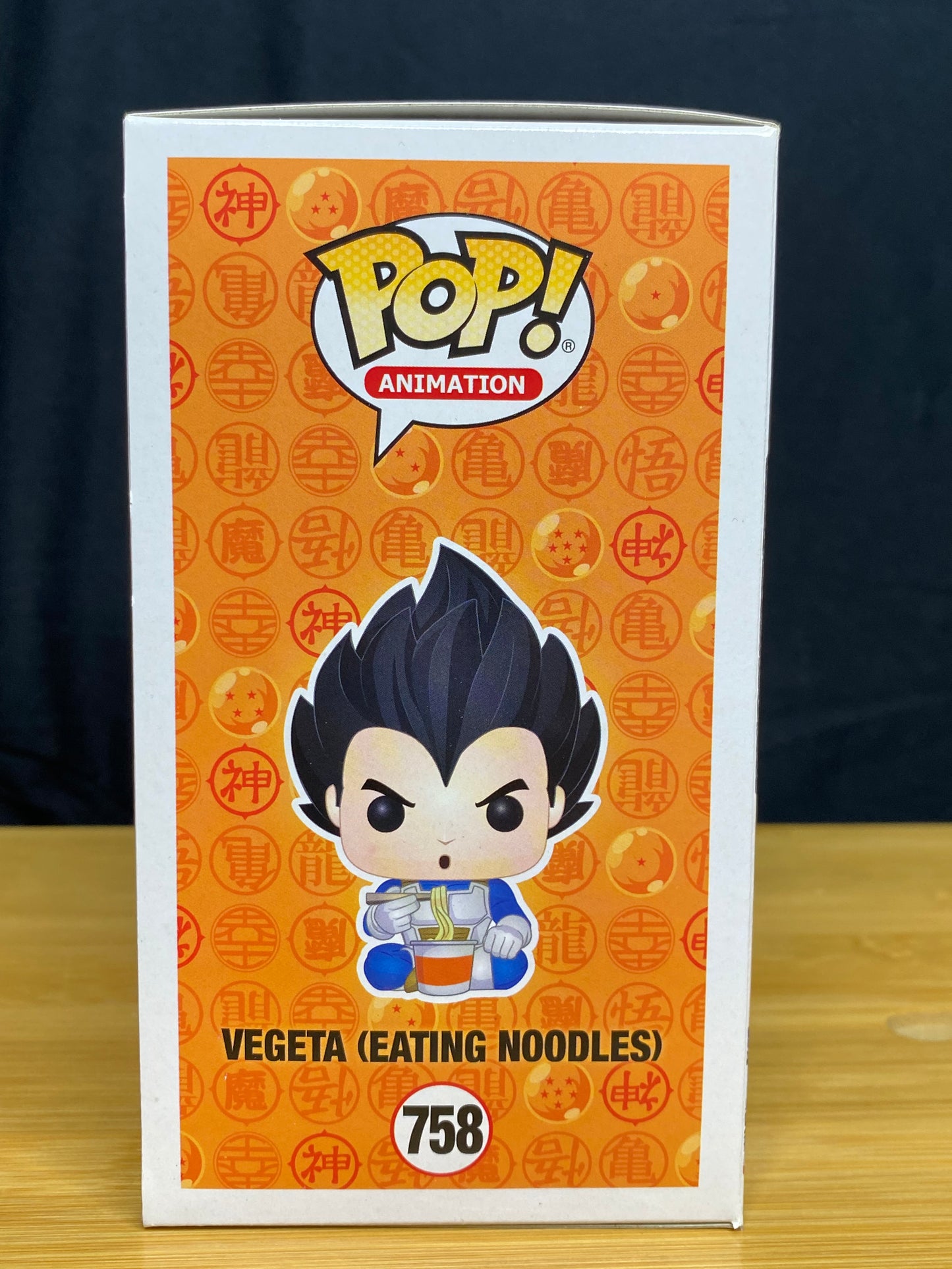 Vegeta (Eating Noodles) 758 Signed & Quoted Funko Pop