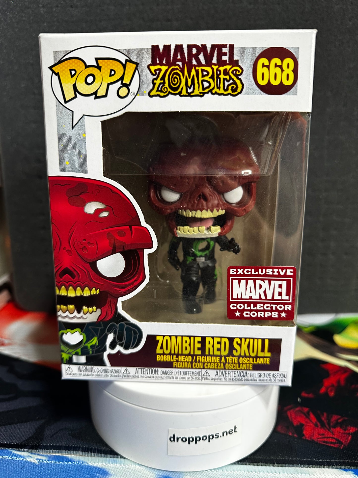 Zombie Red Skull 668 Funko Pop