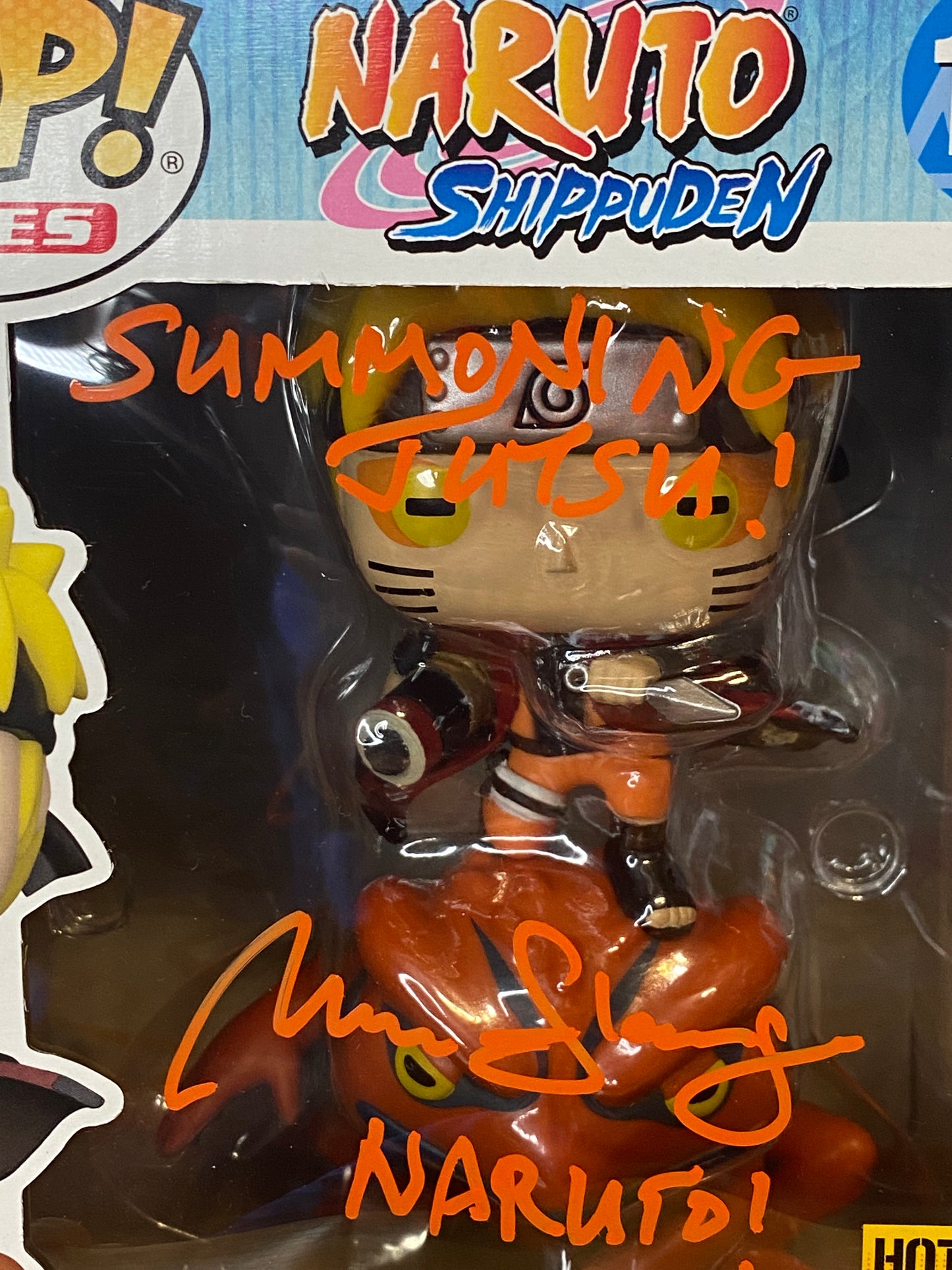 Dual Signed Naruto & Gamakichi Funko Pop w/ JSA COA