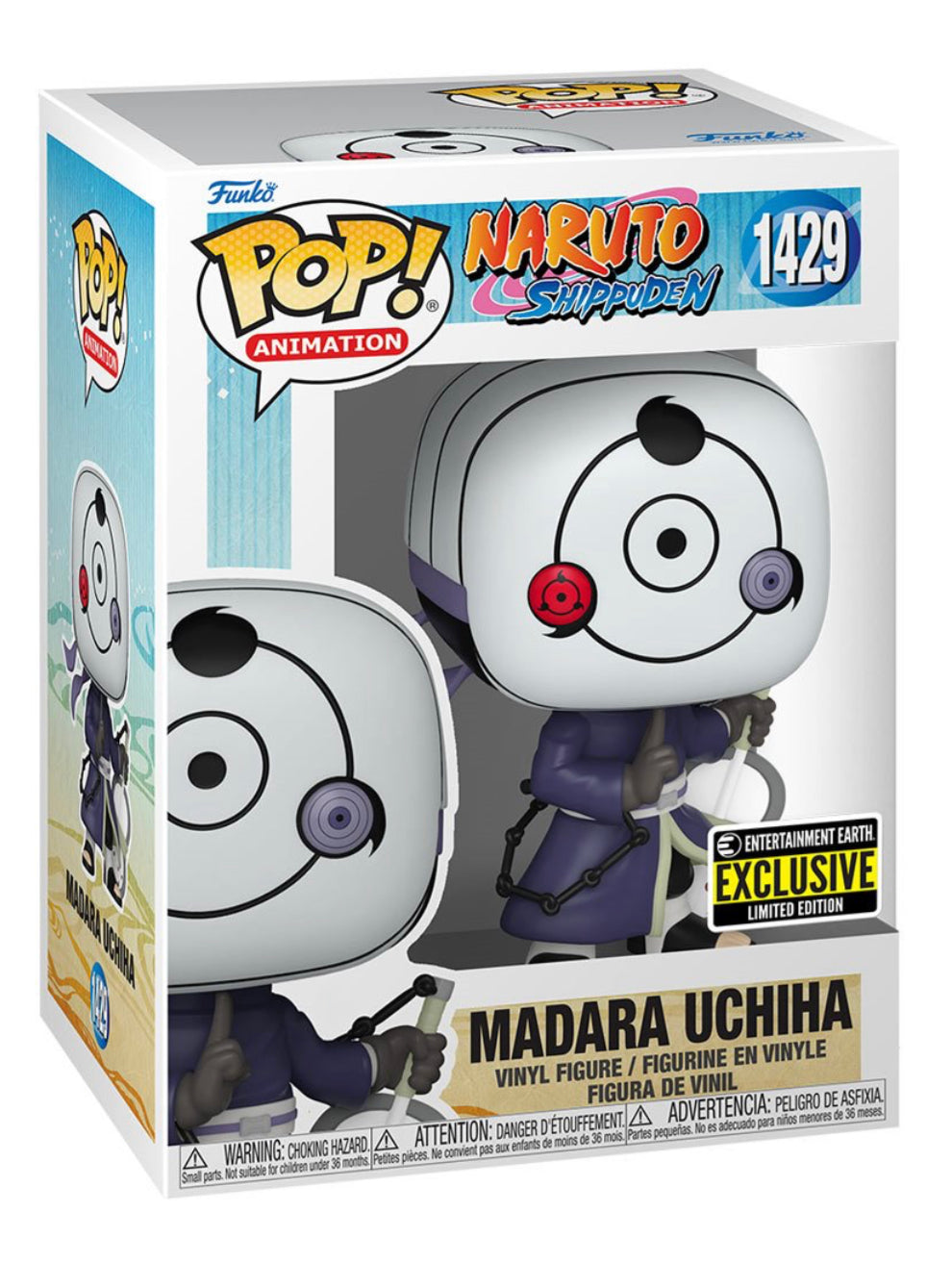 Madara Uchiha (Masked) 1429 Funko Pop Entertainment Earth Exclusive ...