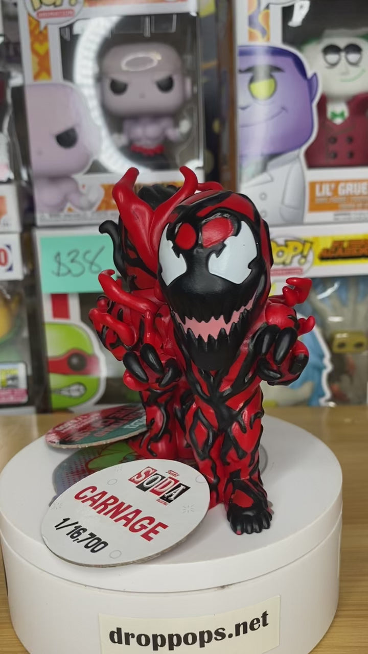 Funko soda Chase hot Venom & carnage common