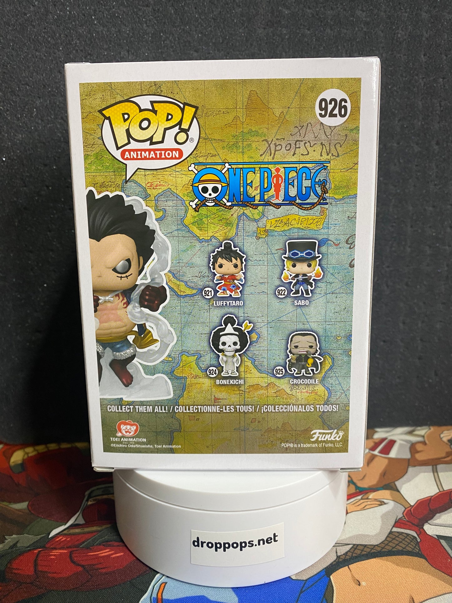 Luffy Gear Four 926 Funko Pop Signed